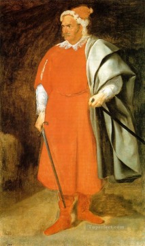 The Buffoon Don Cristobal de Castaneda y Pernia aka Red Beard portrait Diego Velazquez Oil Paintings